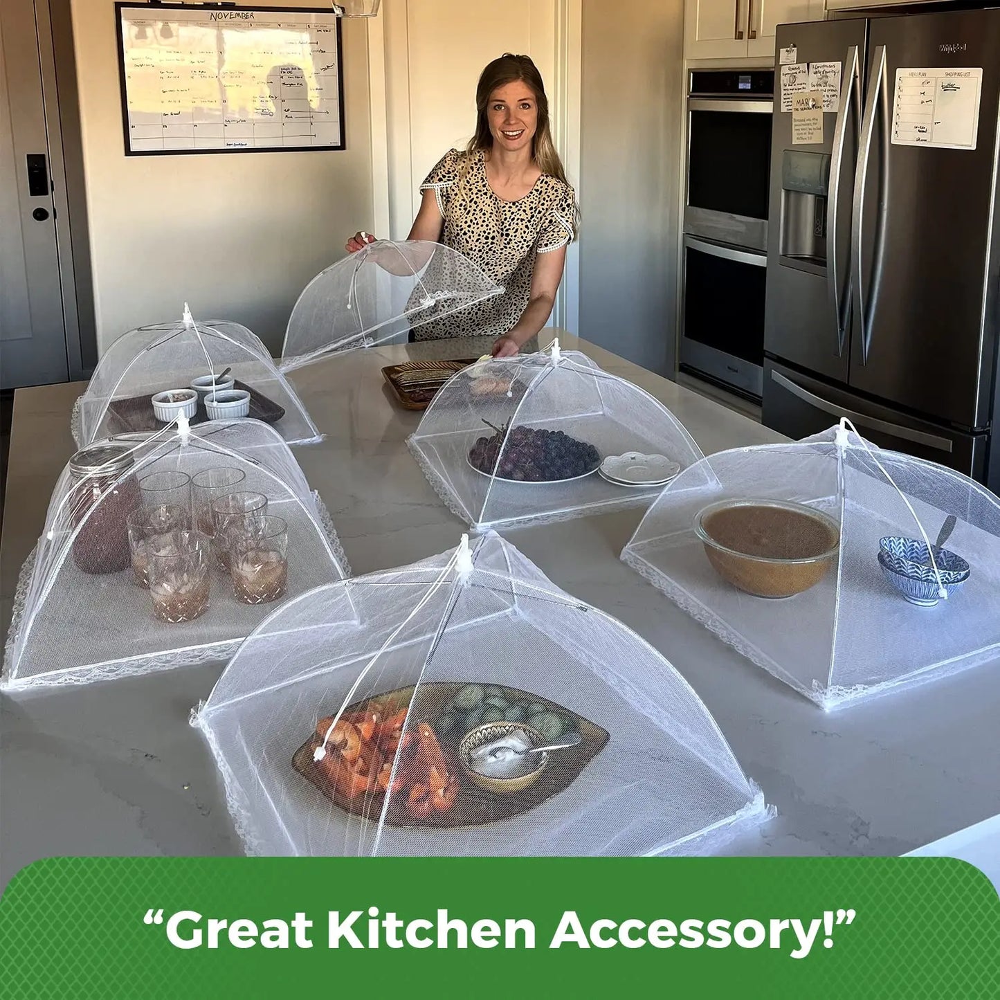 FreshGuard Picnic Covers – Collapsible Mesh Food Tents for Outdoor Use | Pop-Up Fly Nets (3/6/12 Pack)