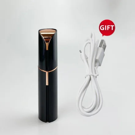 Depiladora facial recargable por USB: depilación indolora y elegante