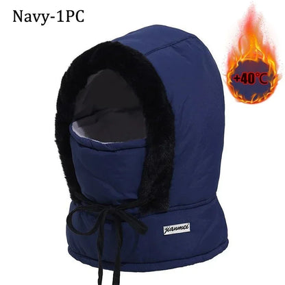 ArcticShield Hood Scarf – Thermal Balaclava for Cold Weather | Windproof Plush Neck & Face Cover