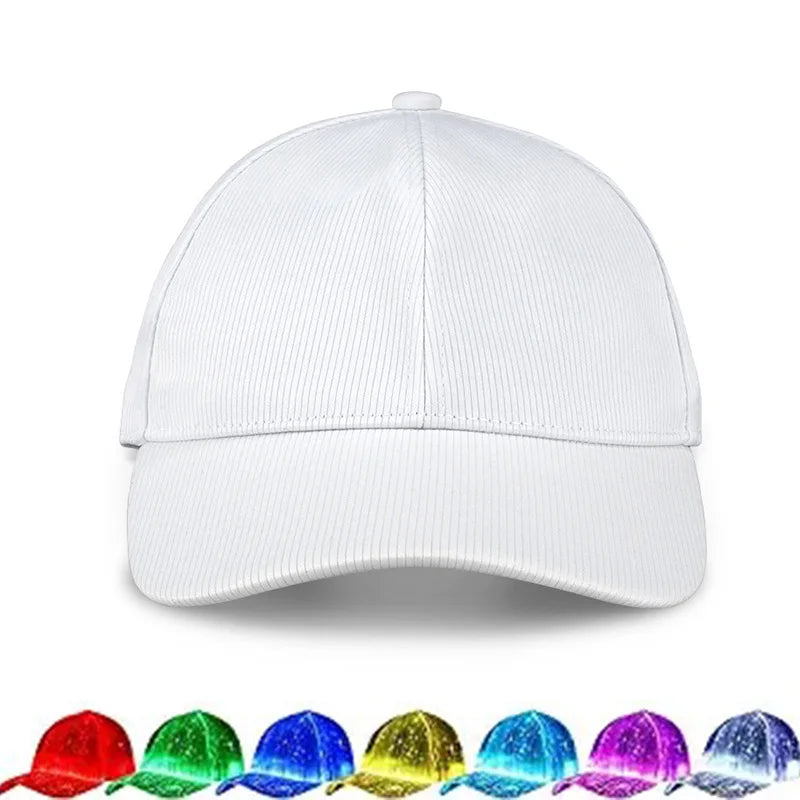 LumiGroove Flash Hat – LED Light-Up Glow Cap for Clubs, Bars & Performances | Rave Headwear