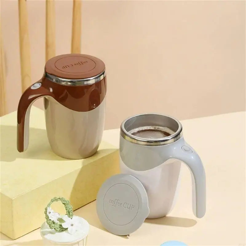 MixiCup Turbo – Self-Stirring Coffee Mug | Electric Auto Mixer for Hot Drinks
