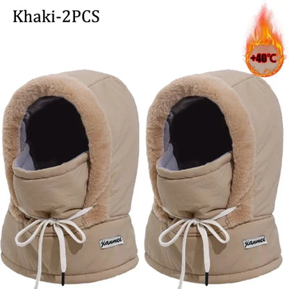 ArcticShield Hood Scarf – Thermal Balaclava for Cold Weather | Windproof Plush Neck & Face Cover
