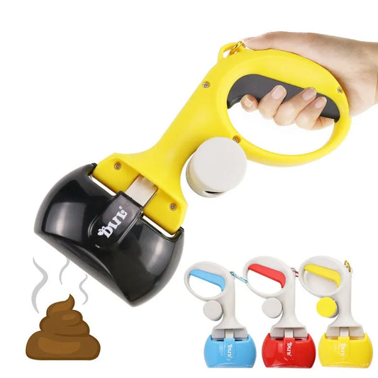 CleanGrab™ – Hands-Free Dog Poop Scooper with Bag Holder