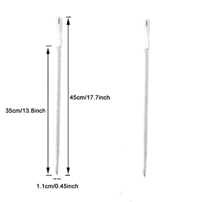 FlexiScrub Pipe Cleaner – Long Brush for Sink & Drain Clearing | Bathroom & Sewer Clog Remover (1/2pcs)