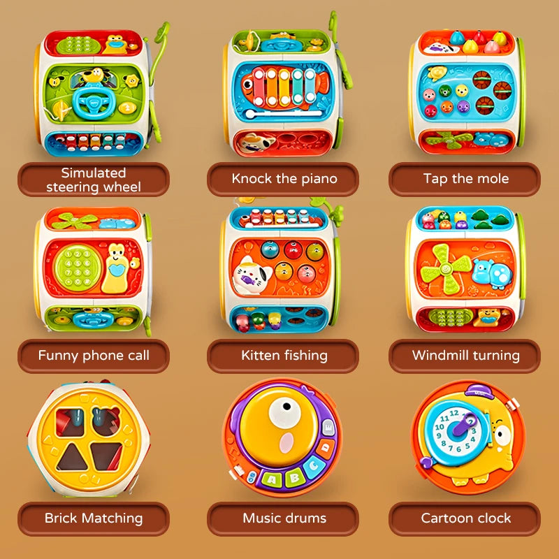TinyTalker™ – Educational Baby Mobile Toy with Music & Lights
