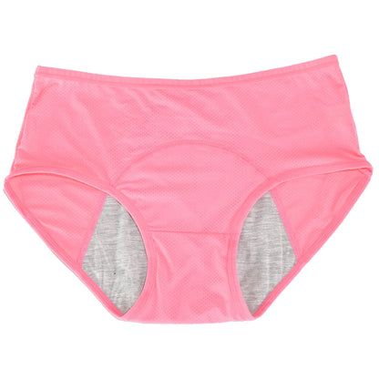 LunaCool Leakproof Panties – Ice Silk Menstrual Briefs | Mid Waist, Waterproof & Sexy Design
