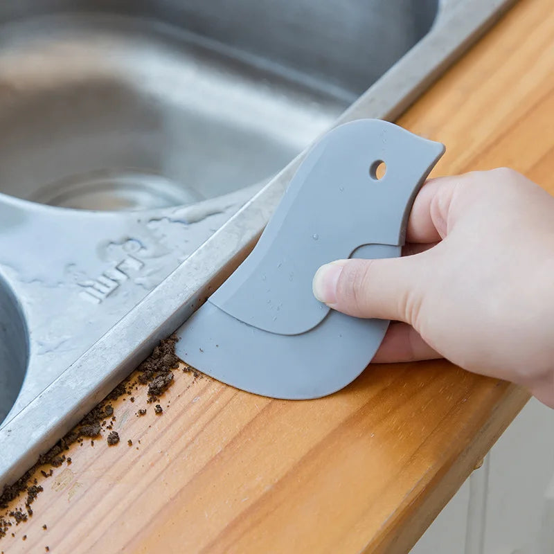 IceGlide Kitchen Scraper – Soft Penguin-Shaped Cleaning Tool | Multi-Use Wiper for Easy Kitchen Cleaning