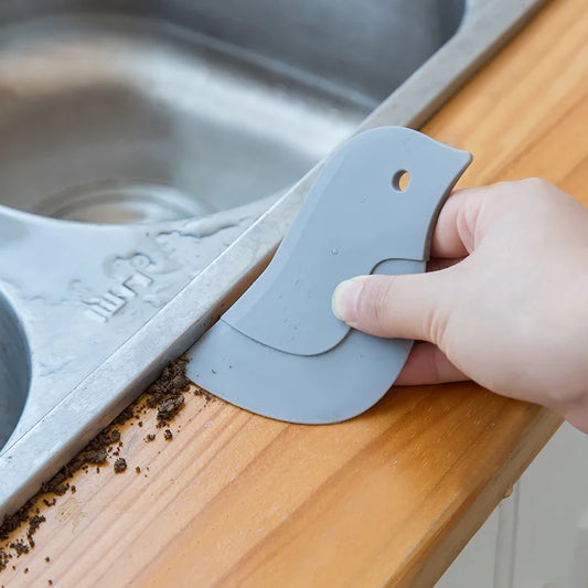 IceGlide Kitchen Scraper – Soft Penguin-Shaped Cleaning Tool | Multi-Use Wiper for Easy Kitchen Cleaning