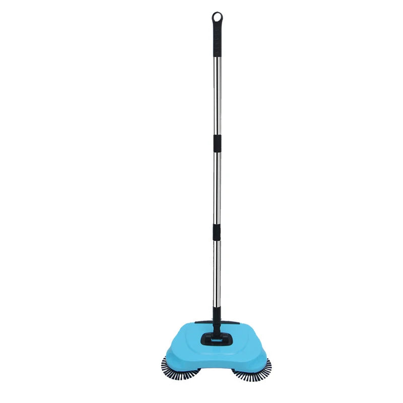 SpinSweep Floor Cleaner – Push-Type Manual Sweeper with Rotating Head | Long Handle Mop for Hardwood & Tiles