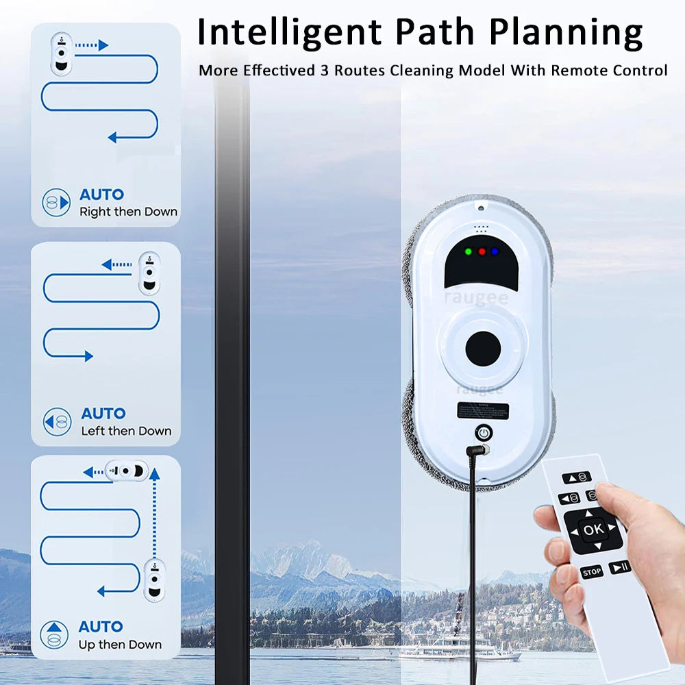 ShineMate Robotic Cleaner – Smart Window Cleaning Robot for Glass Surfaces | Remote-Controlled Washer
