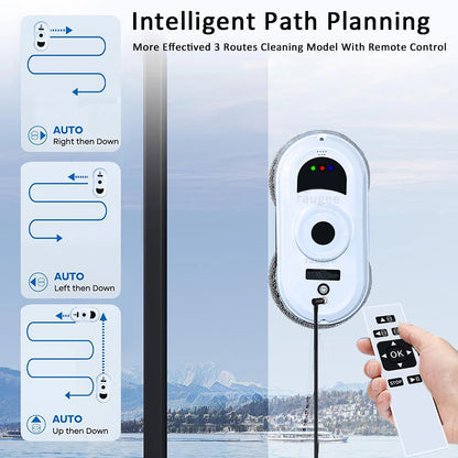 ShineMate Robotic Cleaner – Smart Window Cleaning Robot for Glass Surfaces | Remote-Controlled Washer