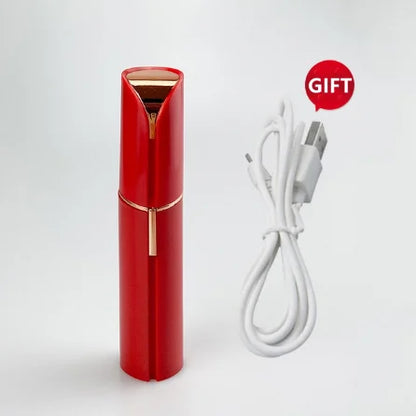 Depiladora facial recargable por USB: depilación indolora y elegante