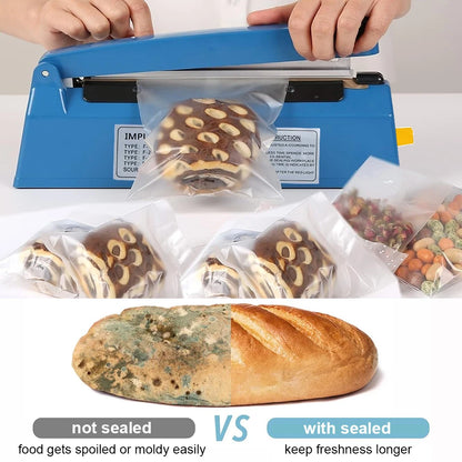 QuickSeal Electric Sealer – Fast Heat Press for Plastic Food Bags | Portable Handheld Packaging Tool