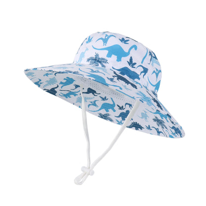 DinoShade Bucket Hat – Dinosaur Sun Hat for Baby & Toddler | Summer UV Cap for Boys & Girls