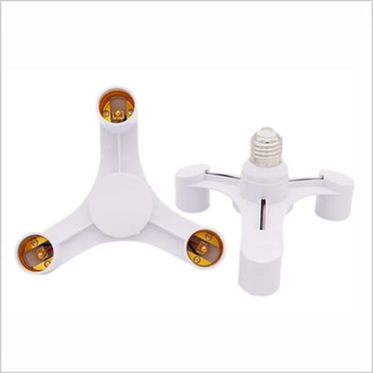 LightLink Triple Socket – 3-in-1 E27 LED Lamp Bulb Splitter & Adapter Holder