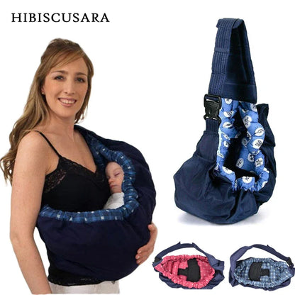 CuddleWrap Carrier – Soft Cotton Sling for Infant Nursing & Hands-Free Carrying
