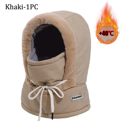 ArcticShield Hood Scarf – Thermal Balaclava for Cold Weather | Windproof Plush Neck & Face Cover