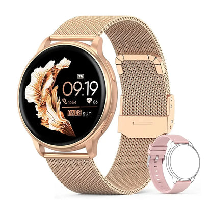 VivaWatch™ Y22 – Stylish Smartwatch with Heart Monitor & Custom Dial
